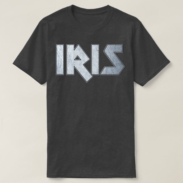 Camiseta Iris metalizado pesado (Diseño del anverso)