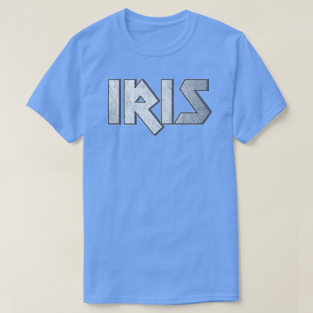Camiseta Iris metalizado pesado (Diseño del anverso)