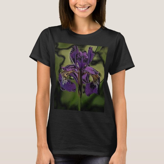 Camiseta Iris púrpura (Anverso)