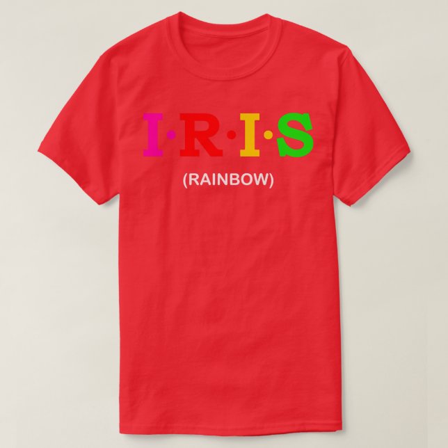 Camiseta Iris Rainbow (Diseño del anverso)