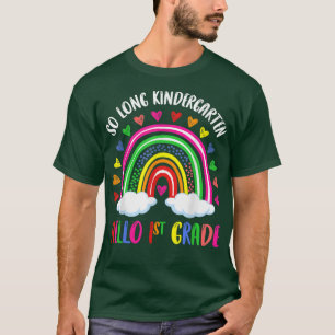 Camiseta Iris So Long Kindergarten Hola niños de primer gra