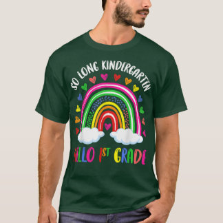 Camiseta Iris So Long Kindergarten Hola niños de primer gra
