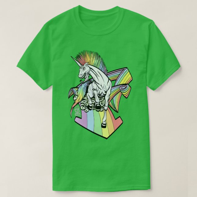 Camiseta Iris Unicornio (Diseño del anverso)