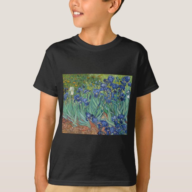 Camiseta Irises de Van Gogh (Anverso)