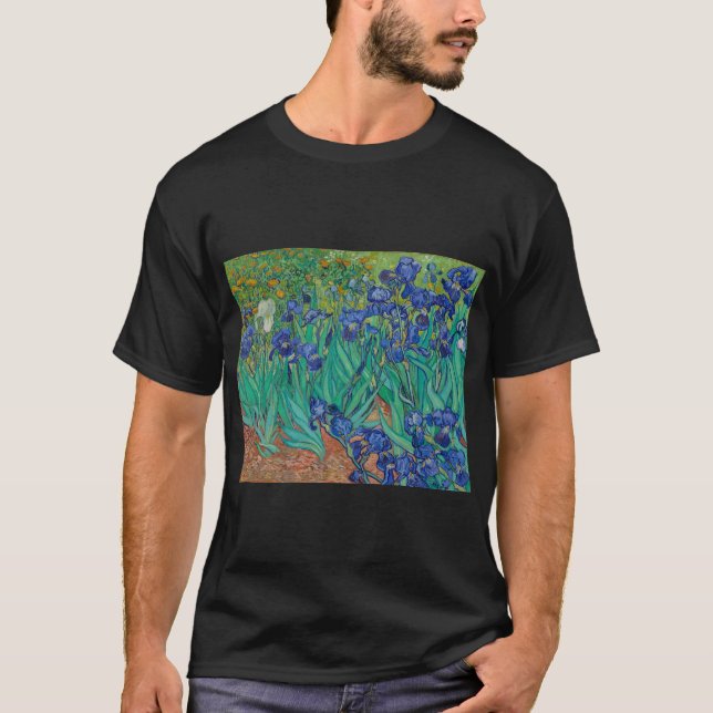 Camiseta Irises de Vincent Van Gogh (Anverso)