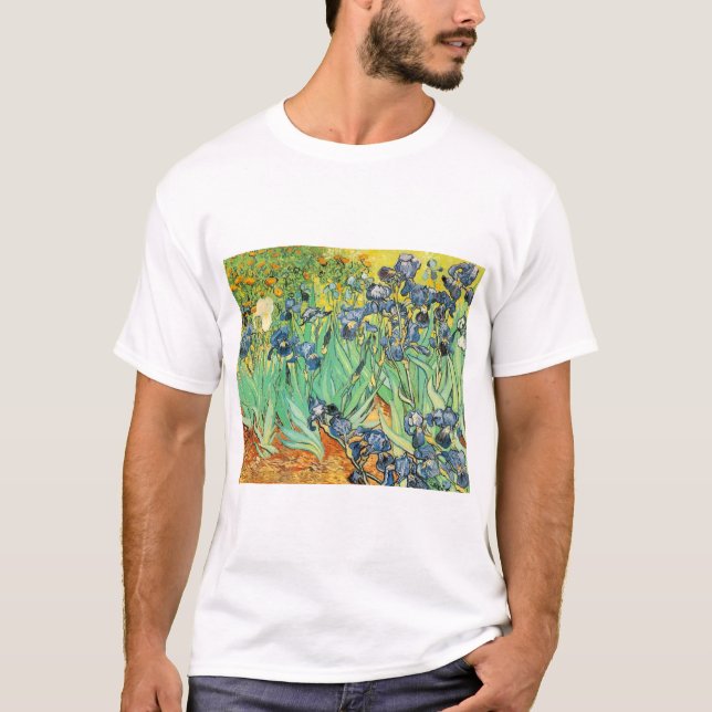 Camiseta Irises - Van Gogh - c1889 (Anverso)