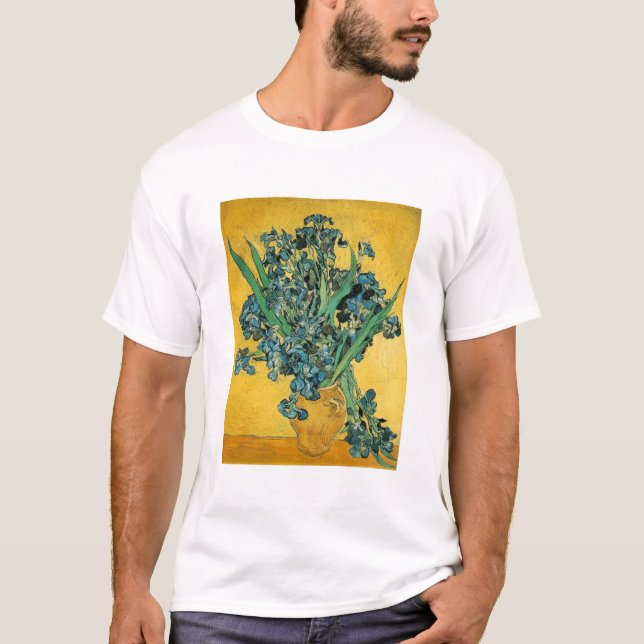 Camiseta Irises - Van Gogh - c1890 (Anverso)