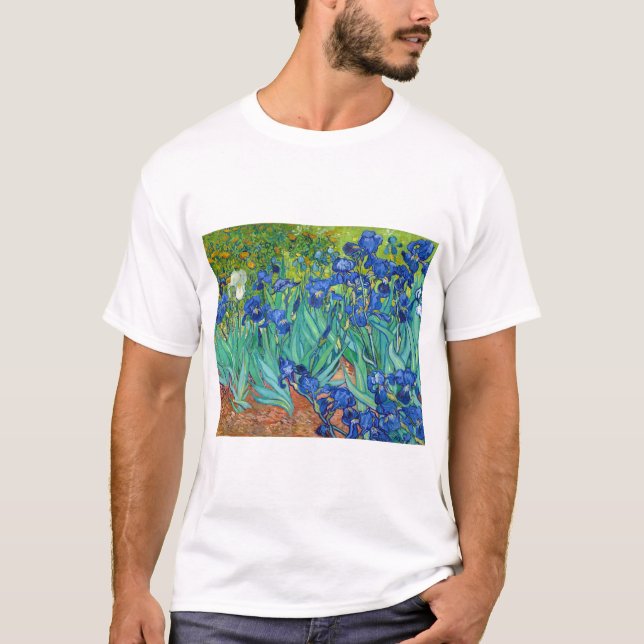 Camiseta Irises, Vincent van Gogh (Anverso)