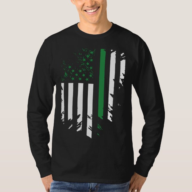 Camiseta Irish American Flag St Patrick s Day (Anverso)