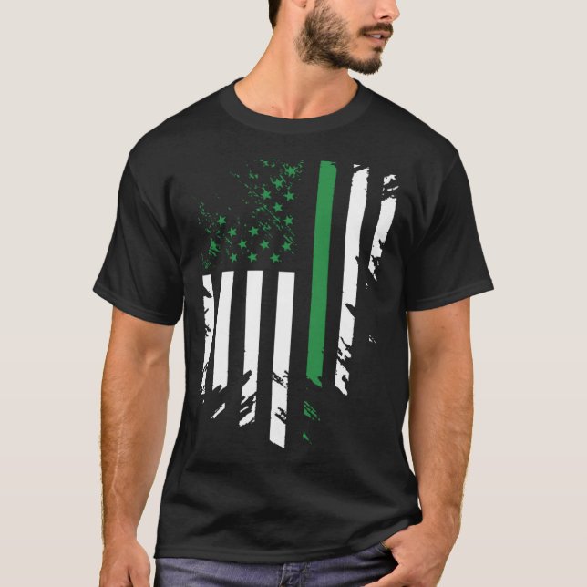 Camiseta Irish American Flag St Patrick s Day (Anverso)