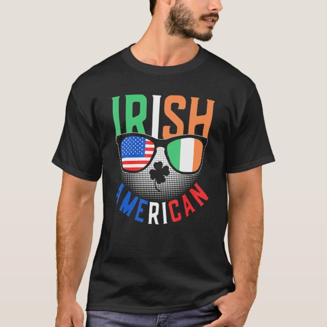 Camiseta Irish American Ireland Family Roots Us Usa America (Anverso)