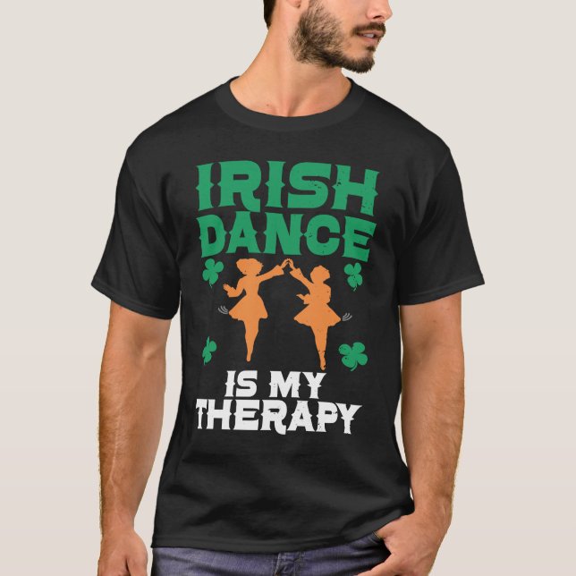 Camiseta Irish Dance St Patricks Day Reel Girl Irish Step D (Anverso)