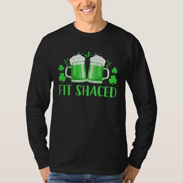 Camiseta Irish Drinking Team Men St Paddys day Fit Shaced W (Anverso)
