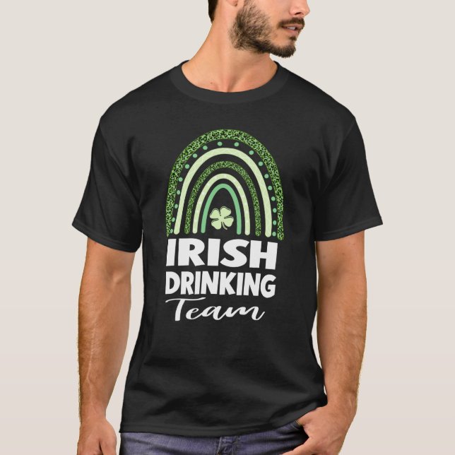 Camiseta Irish Drinking Team St Patrick's Day (Anverso)