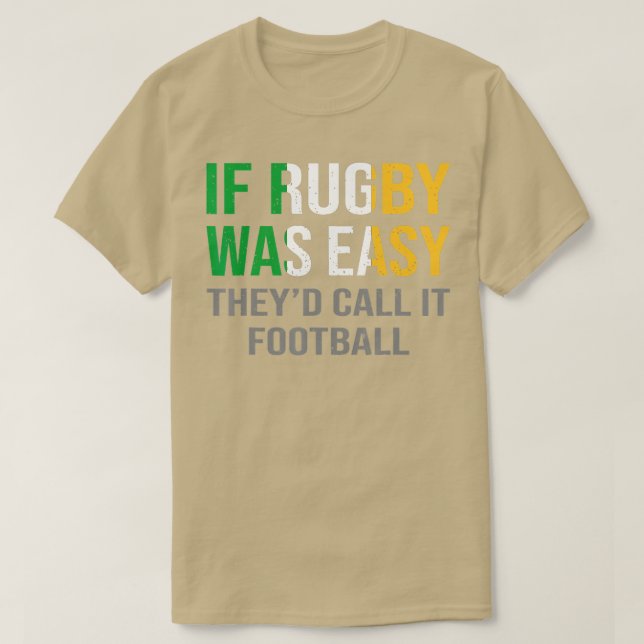 Camiseta Irish Funny Rugby Tshirt _ Ireland Rugby _ St Patr (Diseño del anverso)