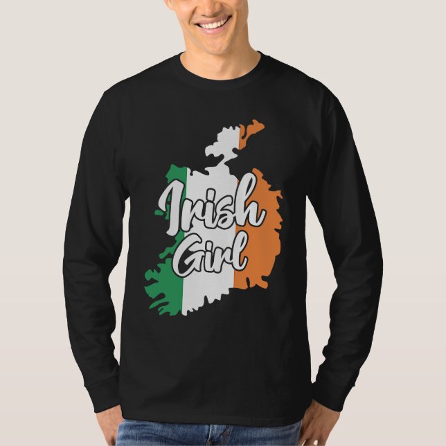 Camiseta Irish Girl  Cute Ireland (Anverso)