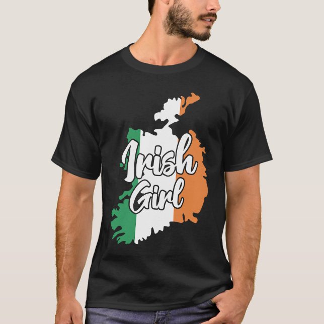 Camiseta Irish Girl  Cute Ireland (Anverso)