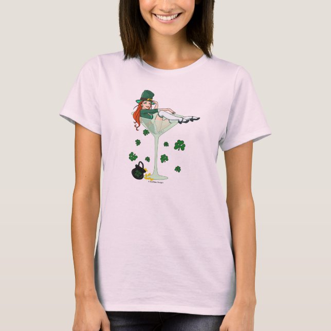 Camiseta Irish Girl Martini (Anverso)