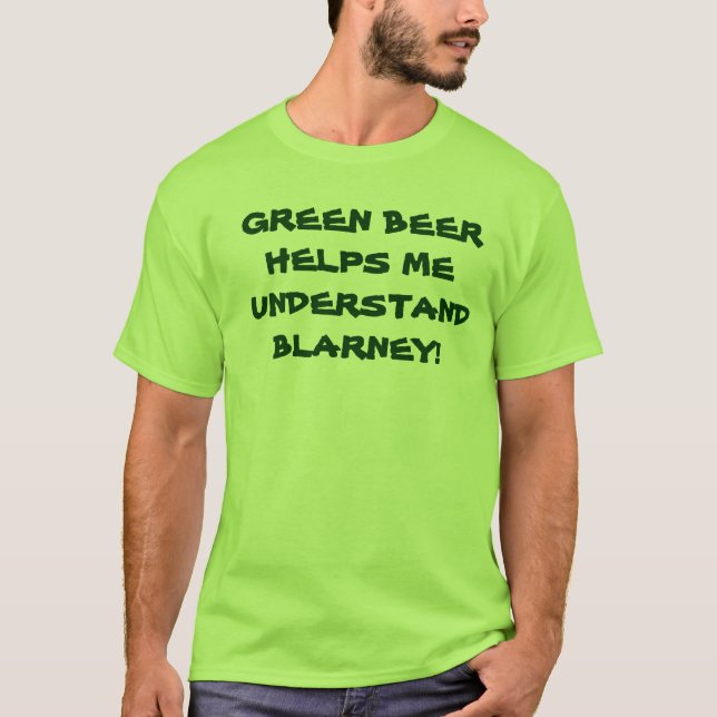Camiseta IRISH GREEN BEER tee (Anverso)