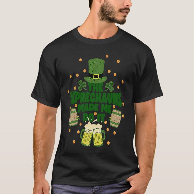 Camiseta Irish Leprechaun Beer (Anverso)
