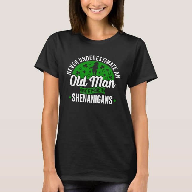 Camiseta Irish Leprechaun Shamrock St Patricks Day (Anverso)