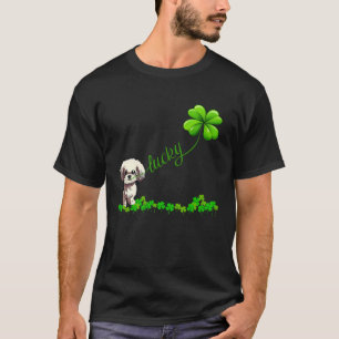 Camiseta Irish Lucky con shih tzu shih tzu