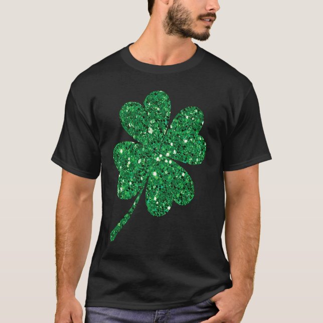 Camiseta Irish Lucky Shamrock Green Clover St Patrick's Day (Anverso)