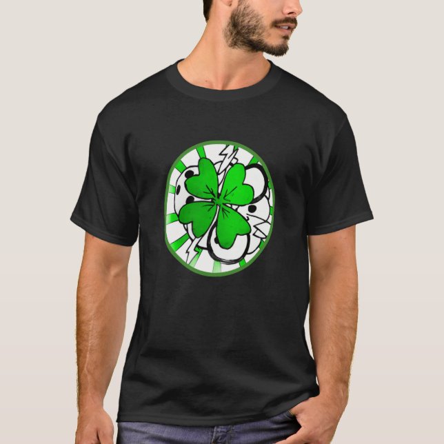 Camiseta Irish lucky shamrock St Patricks Day  2 (Anverso)