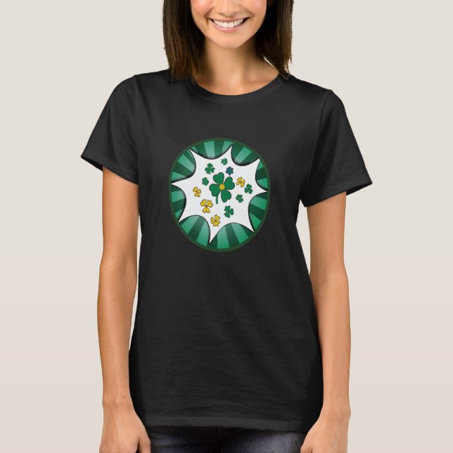 Camiseta Irish lucky shamrock St Patricks Day  7 (Anverso)