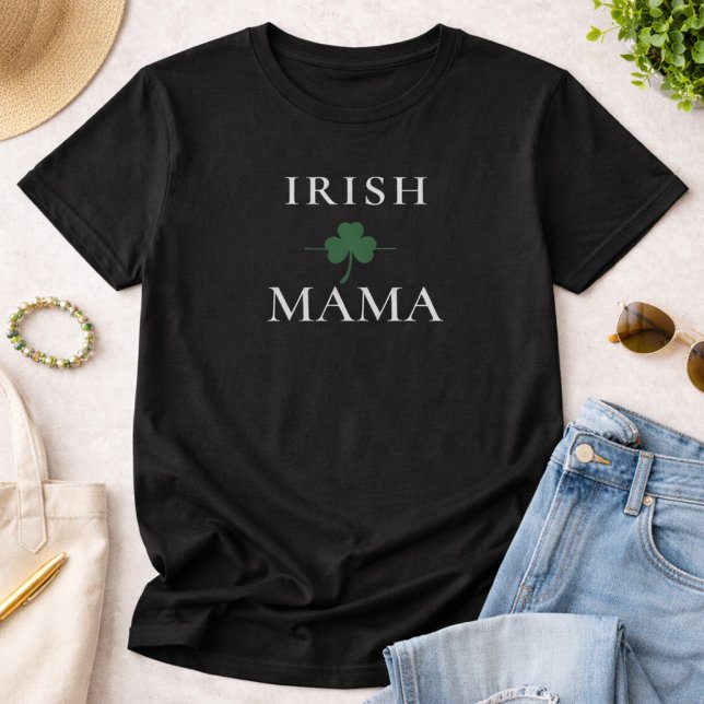 Camiseta Irish Mama Shamrock (Subido por el creador)