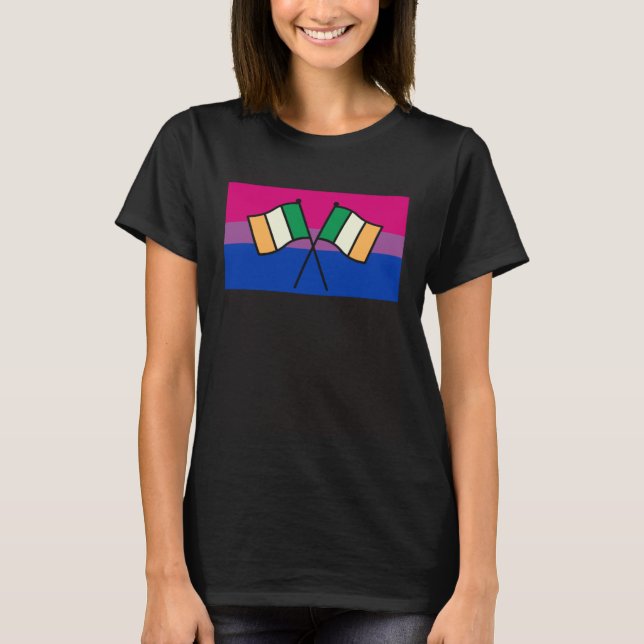Camiseta Irish Pride Bisexual Pride Flag St Patricks Day Pa (Anverso)