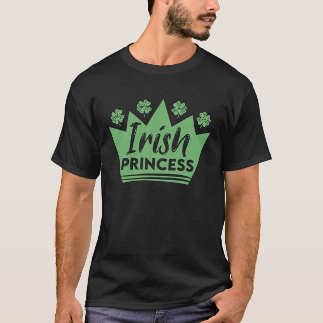 Camiseta Irish Princess St Patrick's Day Ireland Cute Shamr (Anverso)
