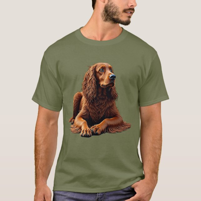 Camiseta irish Setter (Anverso)