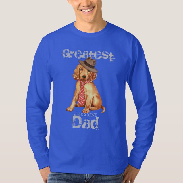 Camiseta Irish Setter Dad (Anverso)