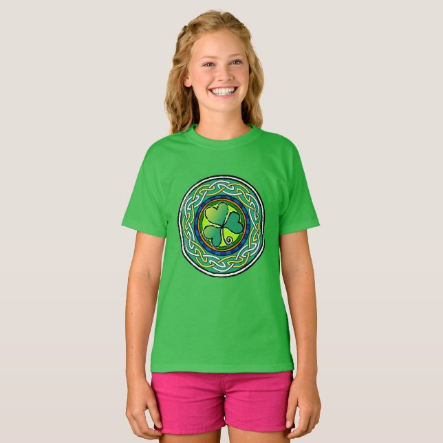 Camiseta Irish shamrock (Anverso completo)