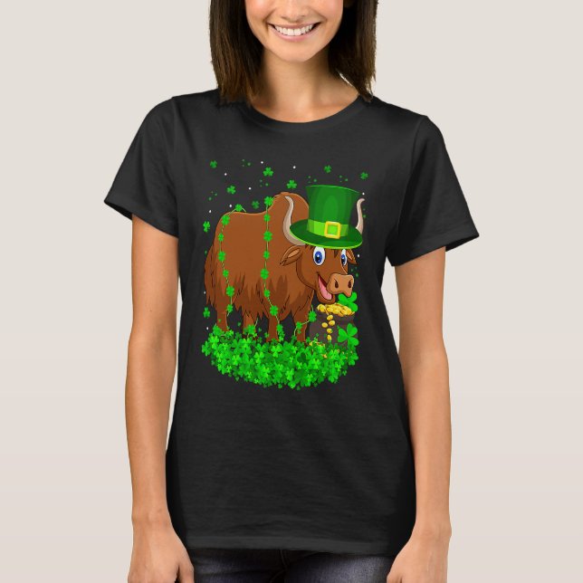 Camiseta Irish Shamrock Leprechaun Buffalo St Patrick's Day (Anverso)