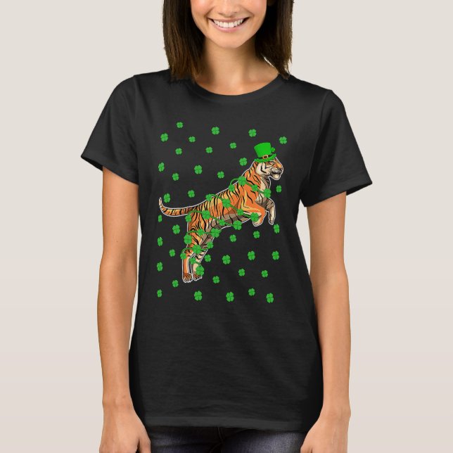 Camiseta Irish Shamrock Leprechaun Liger St Patrick's Day (Anverso)