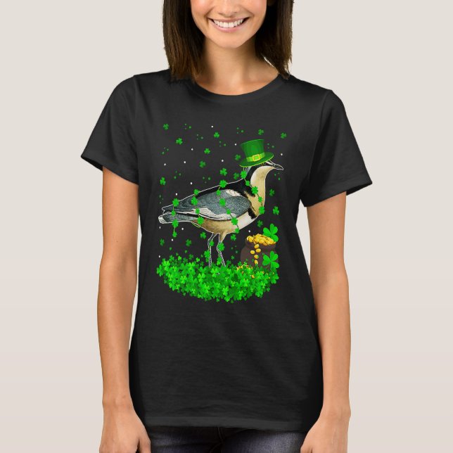 Camiseta Irish Shamrock Leprechaun P Bird St Patrick's Day (Anverso)