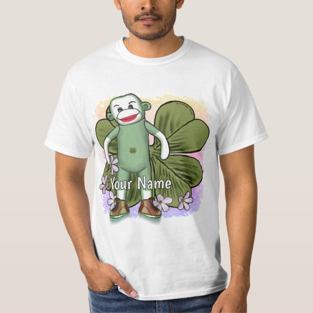 Camiseta Irish Sock Monkey (Anverso)