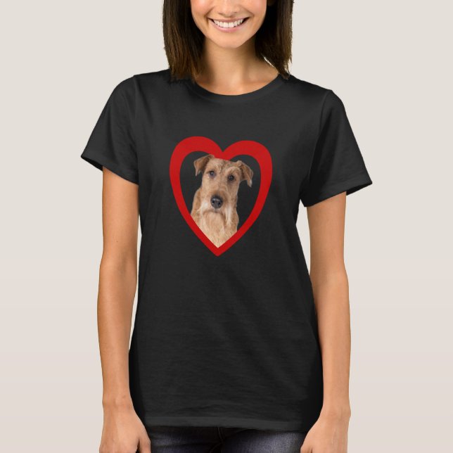 Camiseta Irish Terrier Dog Dog Heart  Irish Terrier  2 (Anverso)