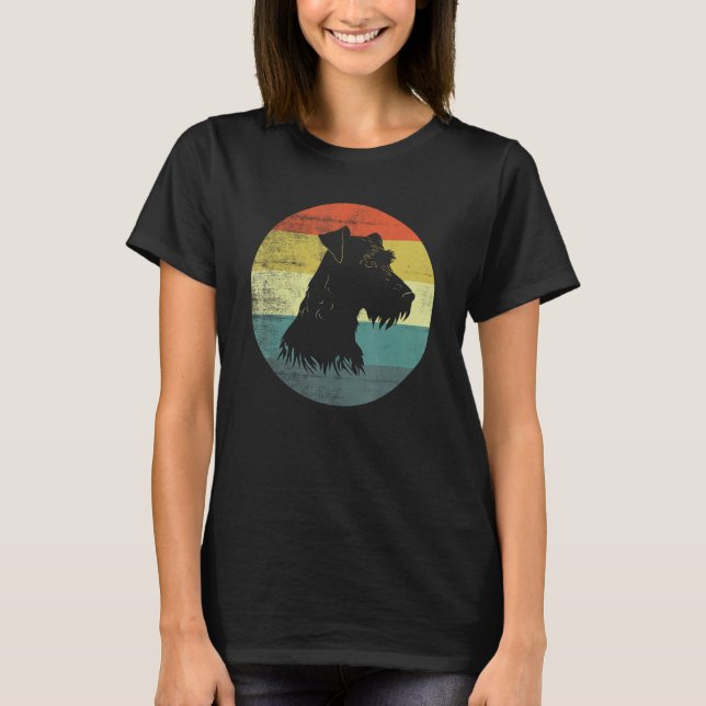 Camiseta Irish Terrier Dog Retro Style (Anverso)