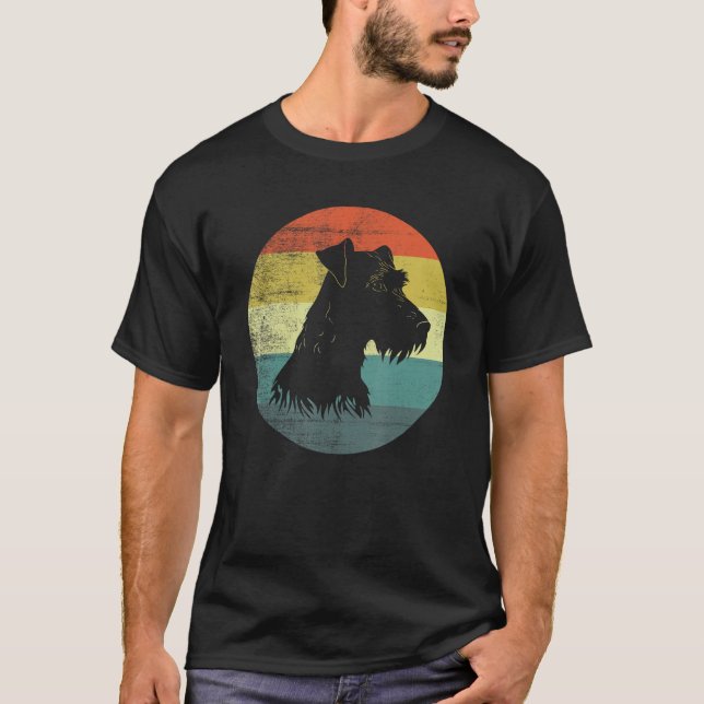 Camiseta Irish Terrier Dog Retro Style (Anverso)