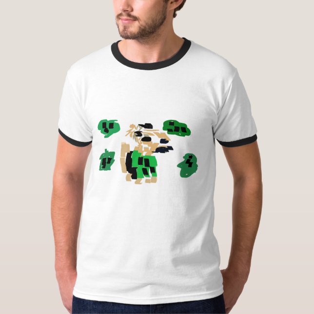 Camiseta Irish Terrier wear green St Patrick (Anverso)