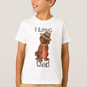 Camiseta Irish Water Spaniel Dad