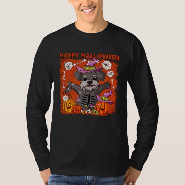Camiseta Irish Wolfhound Dog Happy Halloween (Anverso)