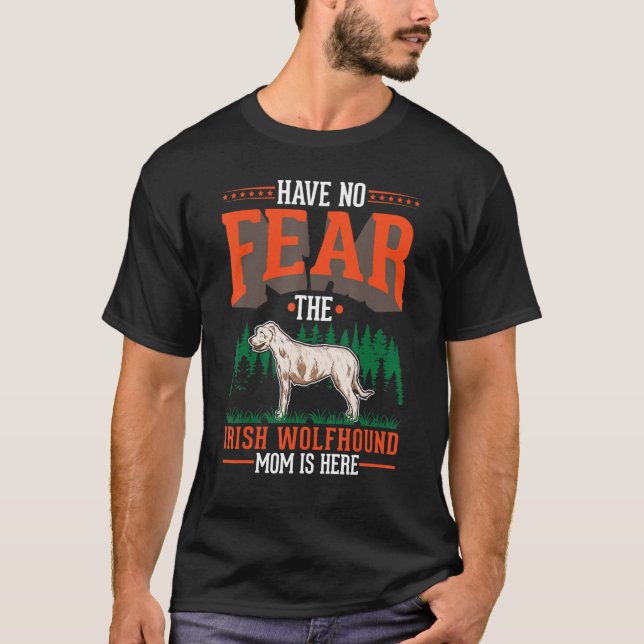 Camiseta Irish Wolfhound Mom (Anverso)