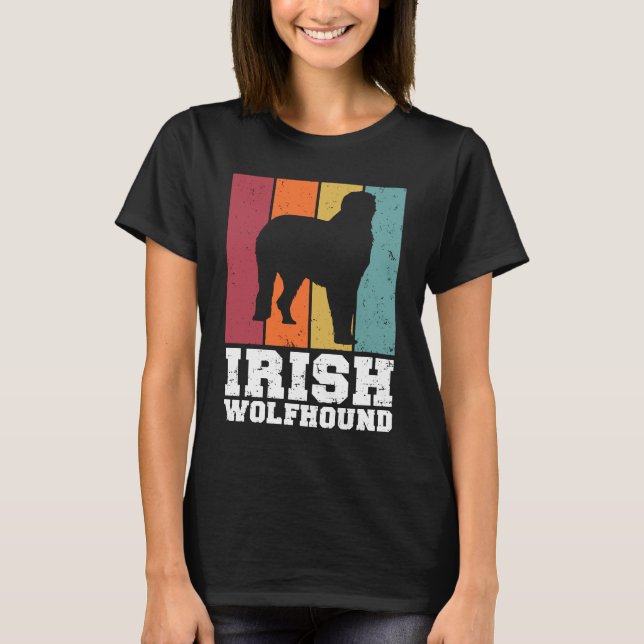 Camiseta Irish Wolfhound Vintage  2 (Anverso)