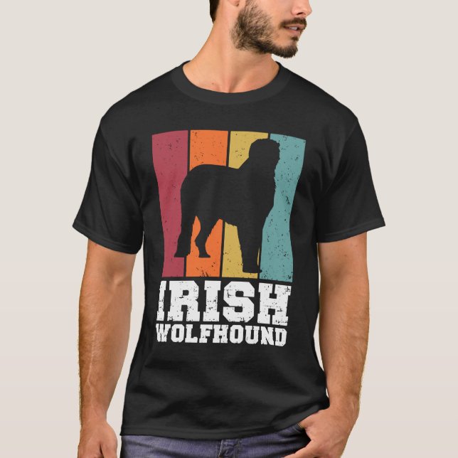 Camiseta Irish Wolfhound Vintage  2 (Anverso)