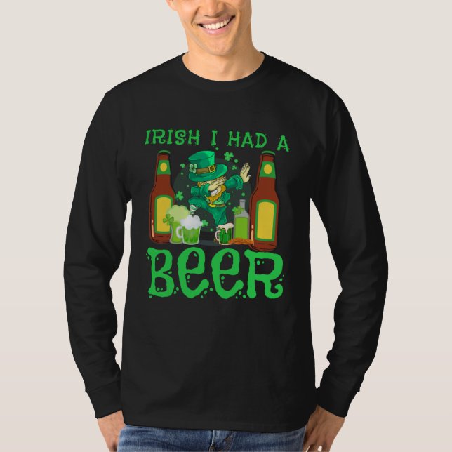 Camiseta Irish You Buy Me A Beer St Patrick s Day Drinking  (Anverso)