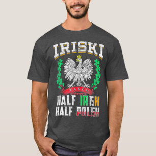 Camiseta Iriski Half Irish Half Polacos Shamrock